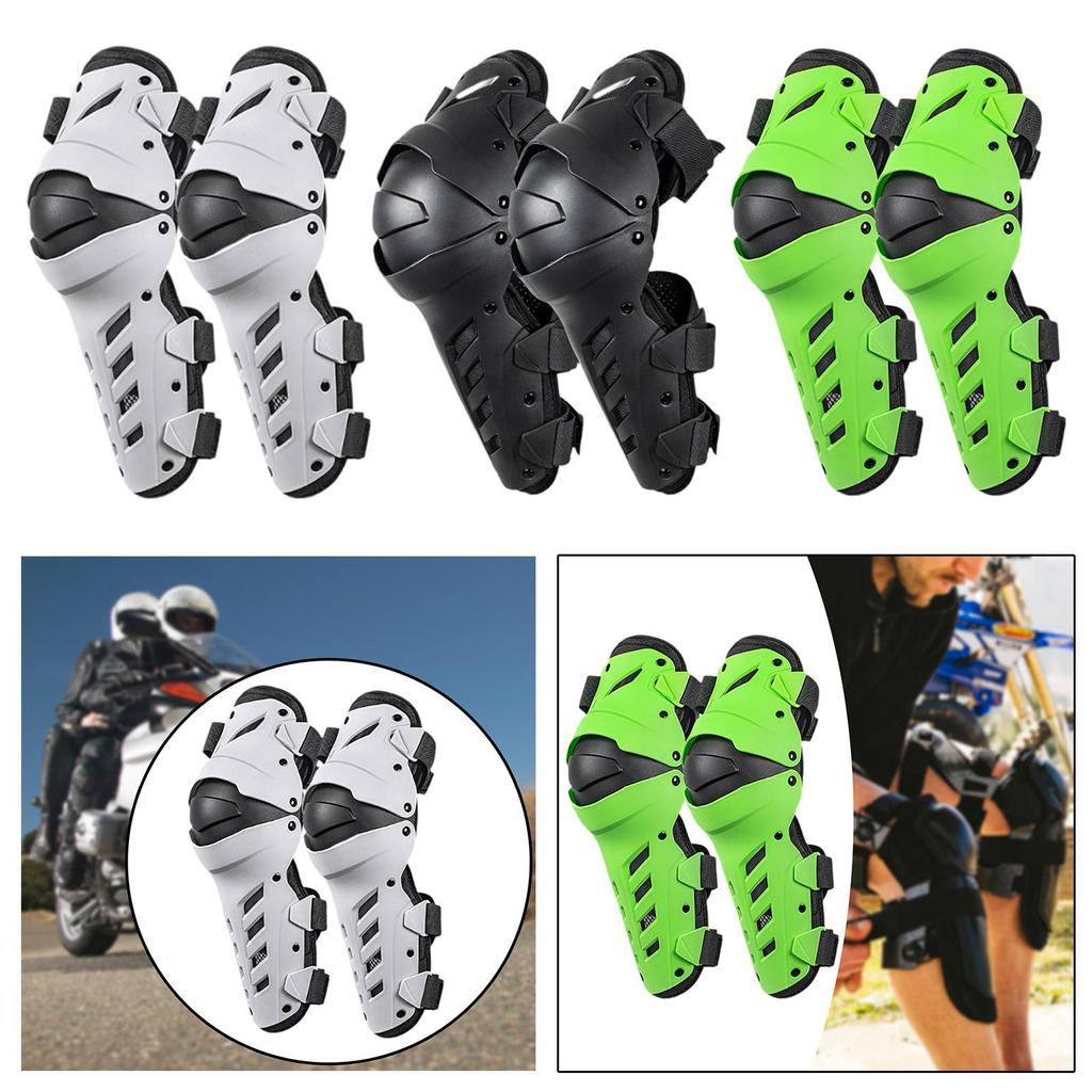 Rodilleras para motocicleta, protección para rodillas, accesorios para ciclismo y prevención de colisiones.