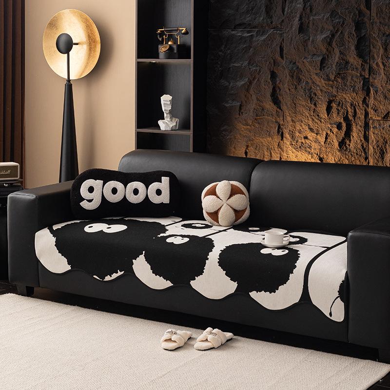 

Cartoon Special-Shaped Sofa Cushion Cover New Four-Season Universal High-End Sofa Towel Seat Cushion Non-Slip Cover 90*70cm