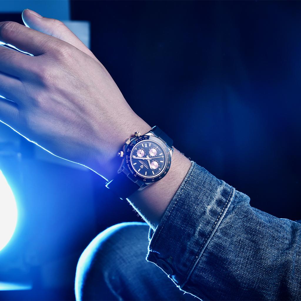 Pagani Design New TOP Brand Luxury Men's Watch with Box Multi-functional 100m Waterproof Fashion Luminous Men's Quartz Watches
