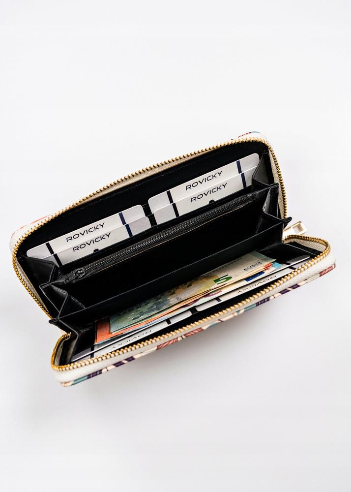 Portfel-piórnik Damski Ze Skóry Ekologicznej