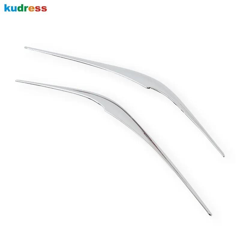 För Mazda CX-5 CX5 KF 2017-  2024 Kolfiber Bil Strålkastare Ögonbrynsskydd Dekorationslist Strålkastare Ögonlockslister Exteriör Tillbehör