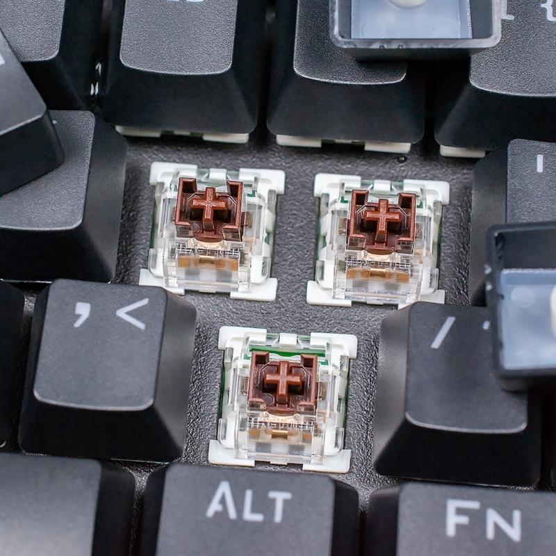 60Pcs Mechanical Keyboards Switches With Double Head Keycap Puller For Gaming And Typing