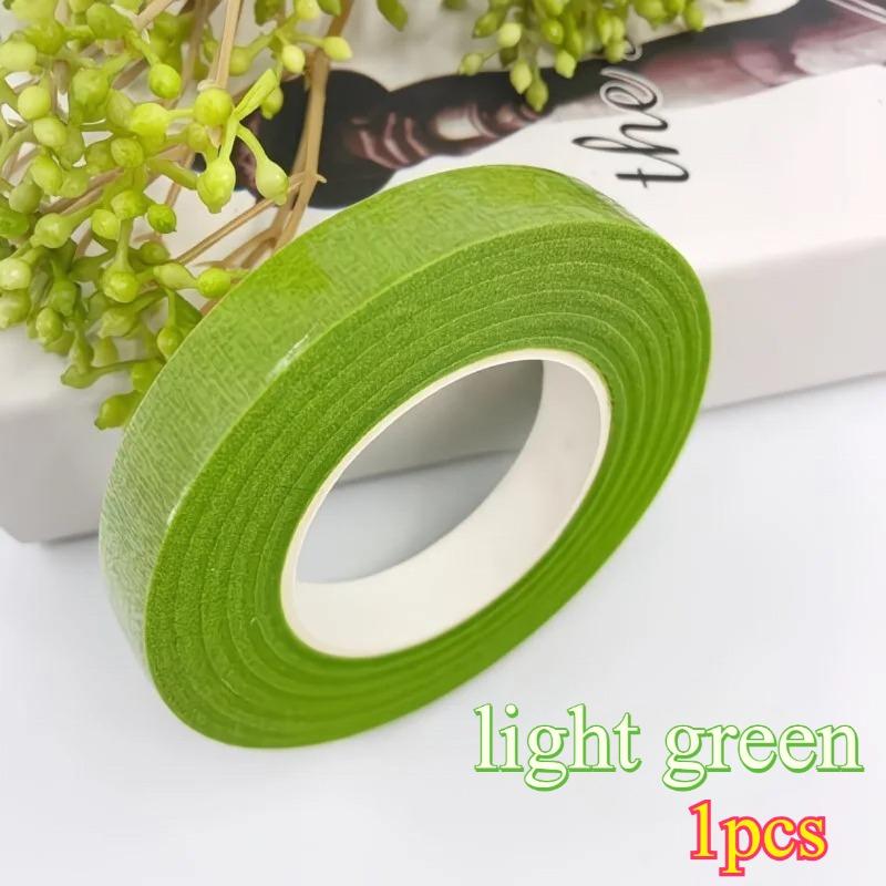Bouquet Floral Stem Tape DIY Artificial Flowers Bouquets Tape Self-adhesive Wrapping Green Tape for Wedding Party Decor Supplies