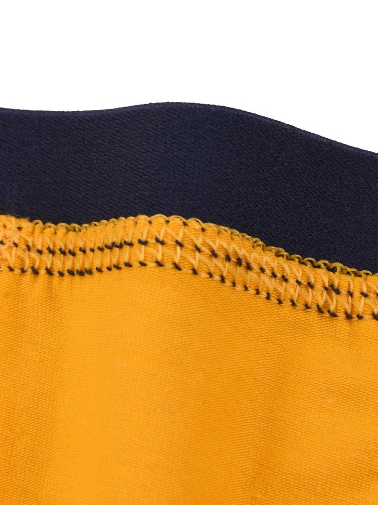 Boys' Combed Cotton Solid Color Elastic Briefs