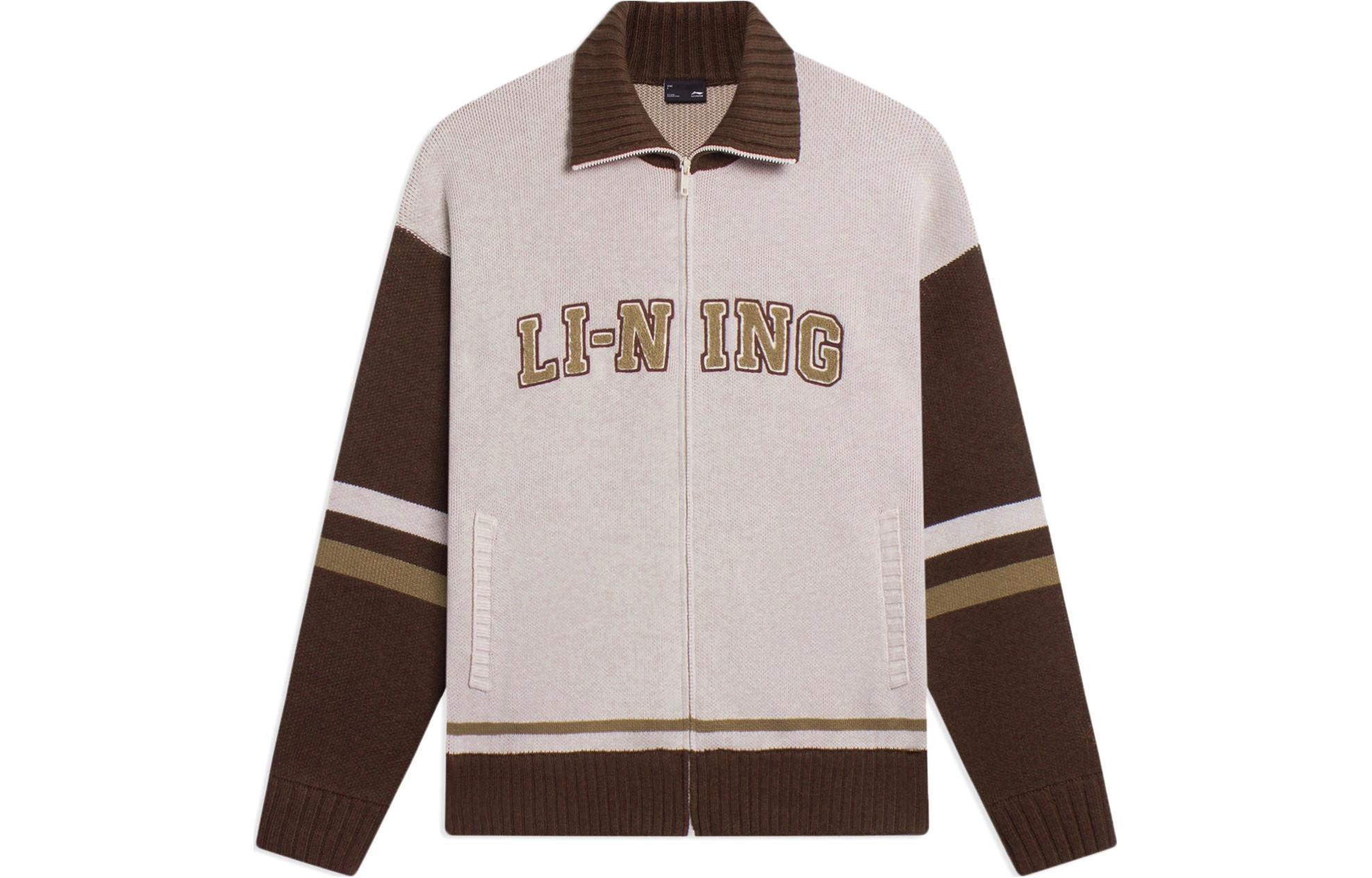 Свитер из коллекции спортивной моды Li Ning, унисекс, разноцветный, AMBS185-1 L