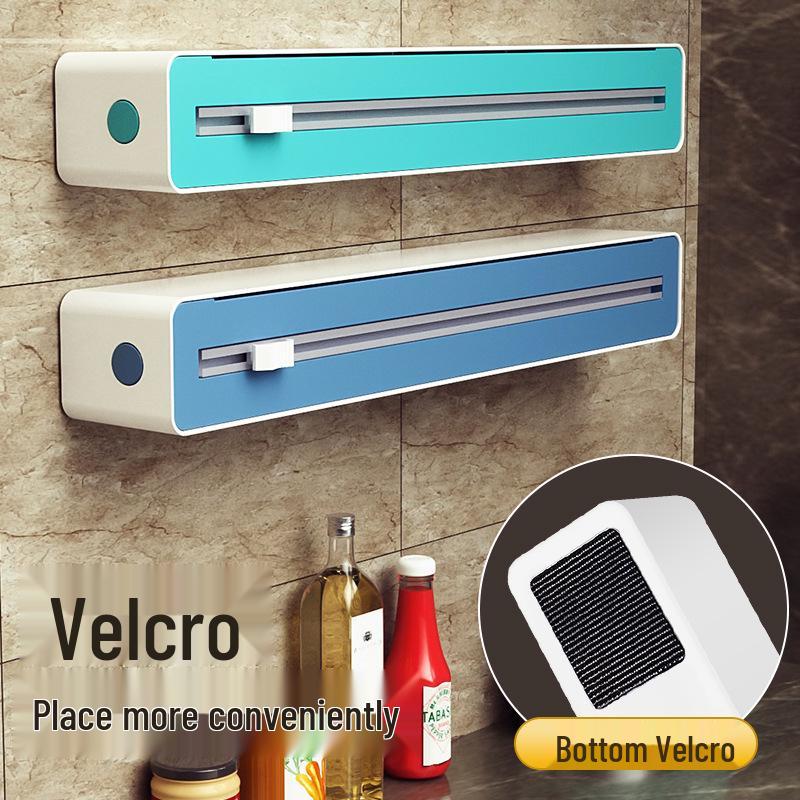 Wall-Mounted Magnetic Cutter for Plastic Wrap, Baking Paper & Foil