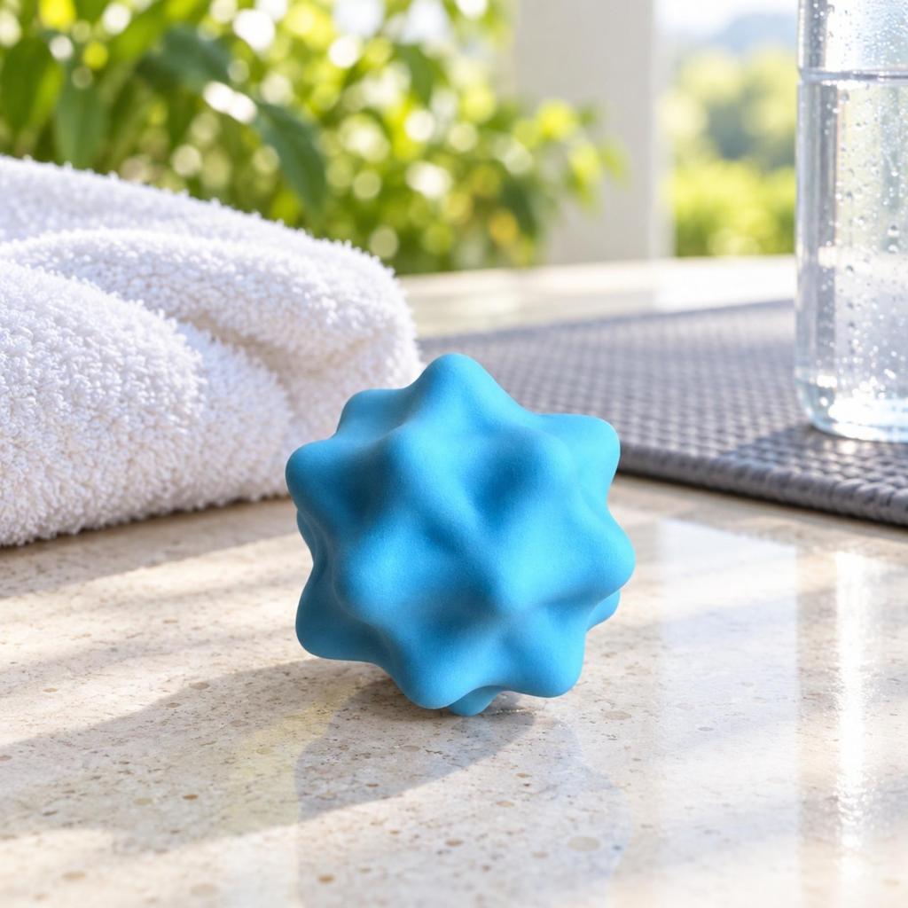 Ergonomic Silicone Massage Ball Handheld Textured with Raised