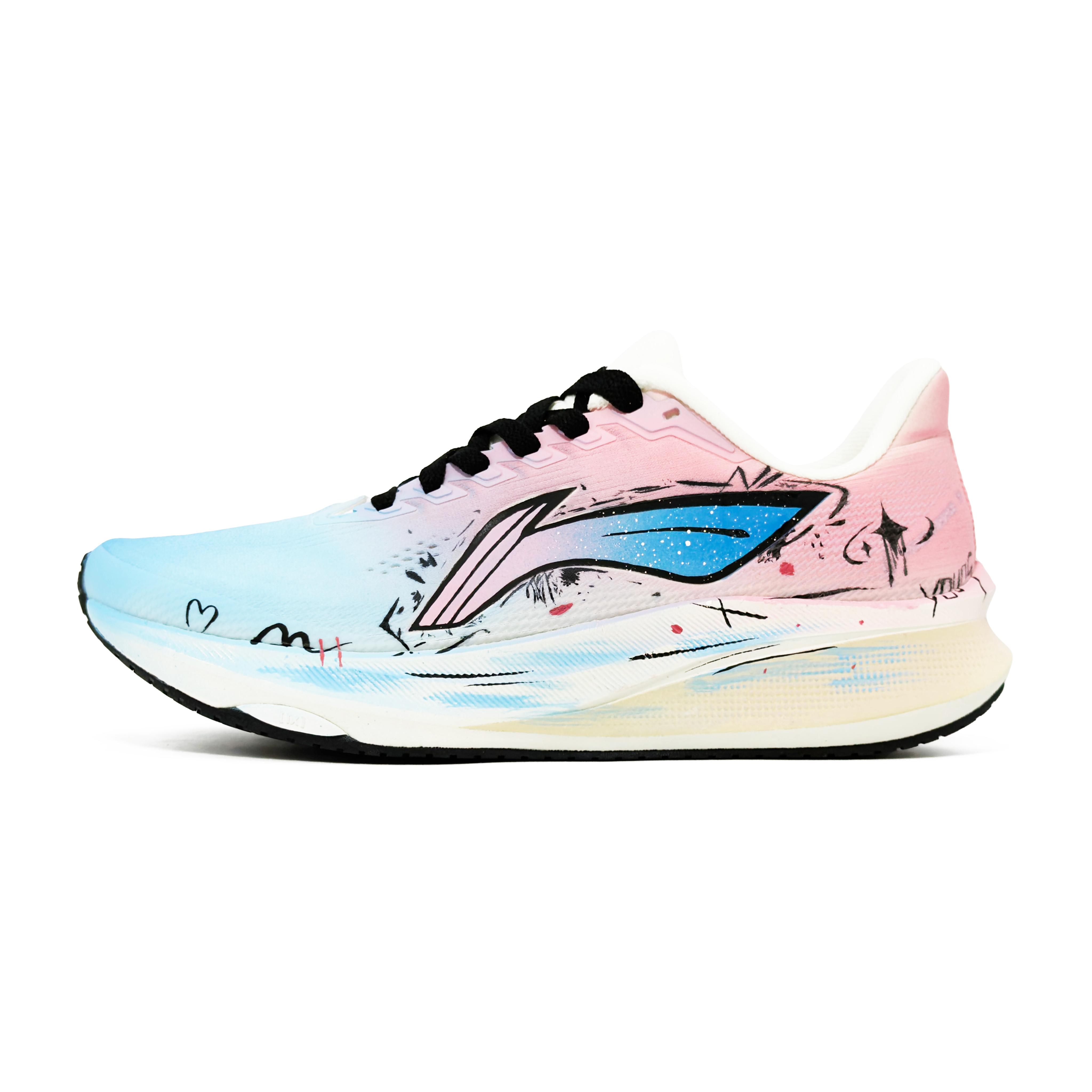 Li Ning Red Hare 9 Ткань Амортизация Покрытие Отскок Баланс Воздухопроницаемость Защита от Заваливания Низкие ARPW003-8(Команда303-) 39