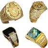 Set combinato di anelli da uomo alla moda e dominanti, accessori, anelli da uomo