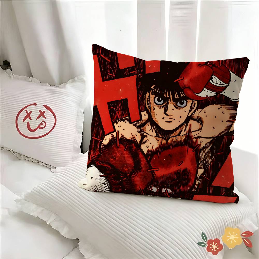 pc Japanese Manga HHajime No Ippo Pillow Case Fashion Square Pillowcase Bedroom Sofa Room Ins Decoration Leisure