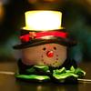 Creative Snowman Candlestick Craft Candlestick Holder Gift Snowman Candlesticks  Table Decoration