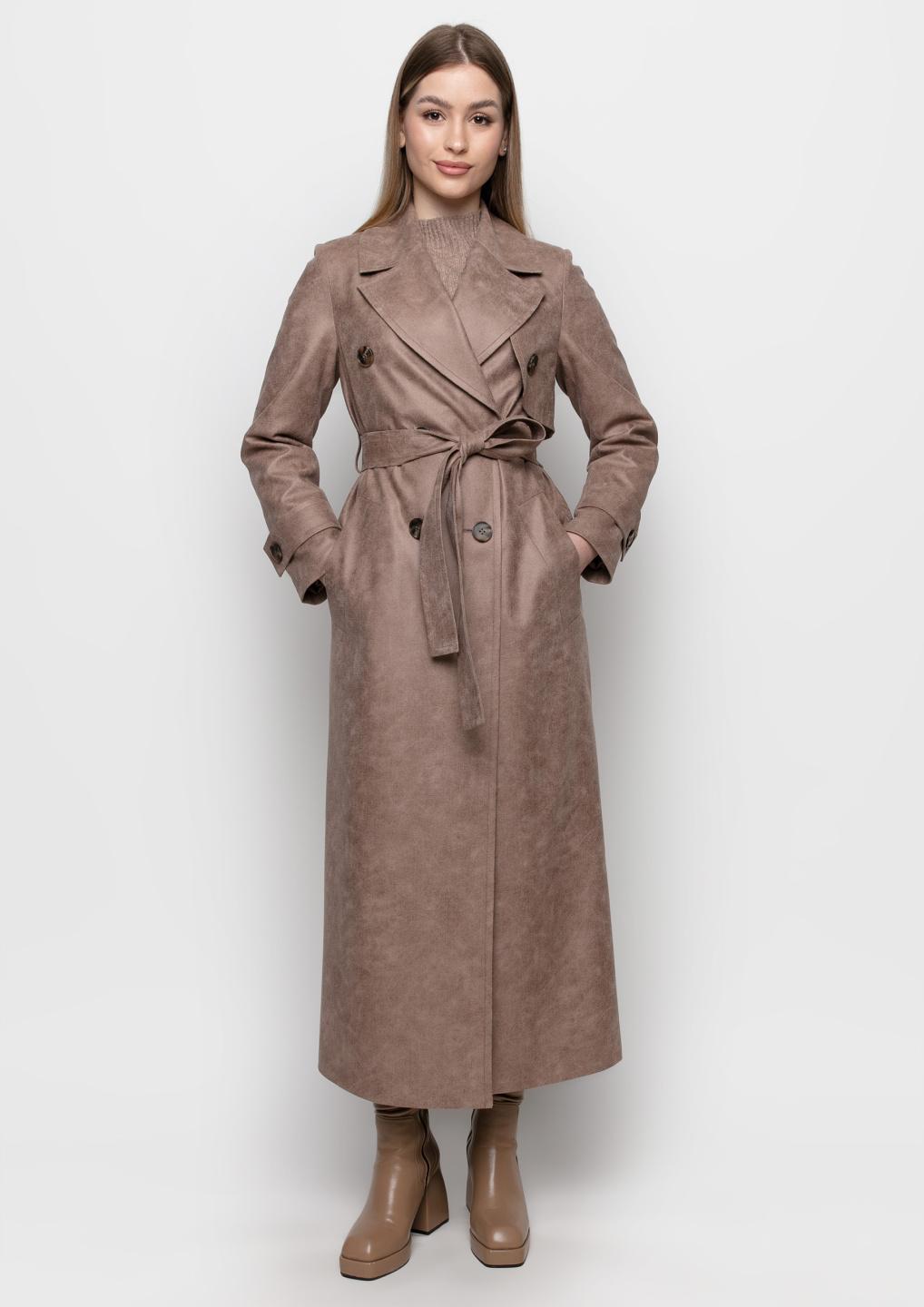 

Плащ Samange L bistre коричневий колір