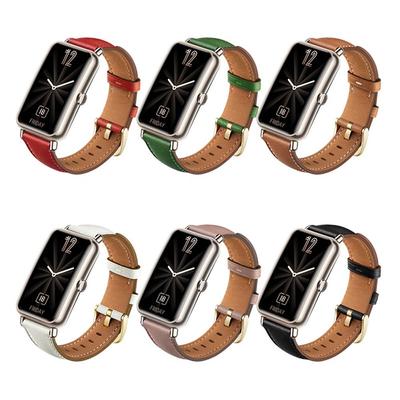 Lederarmband für Huawei Watch Fit Mini Armband Armband Armband Schlaufe Echtes Lederband für Huawei Smartwatch Fit Mini Corre