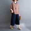 DIMANAF 2026 Summer Women Plus Size New Blouse Tees Shirt Vintage Print Short Sleeve Cotton Casual Loose Lady Tops