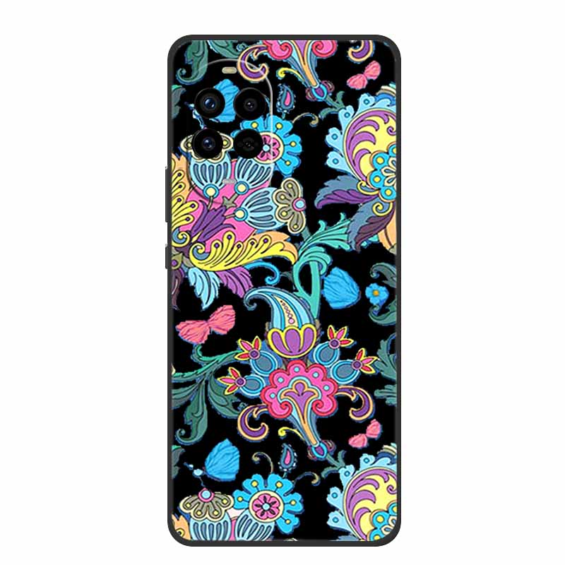 Black Silicone Case For Huawei Nova 13 Pro Case Cartoon Soft Back Cover For Huawei Nova 14 Pro Ultra Phone Case Nova14 Ultra Bag