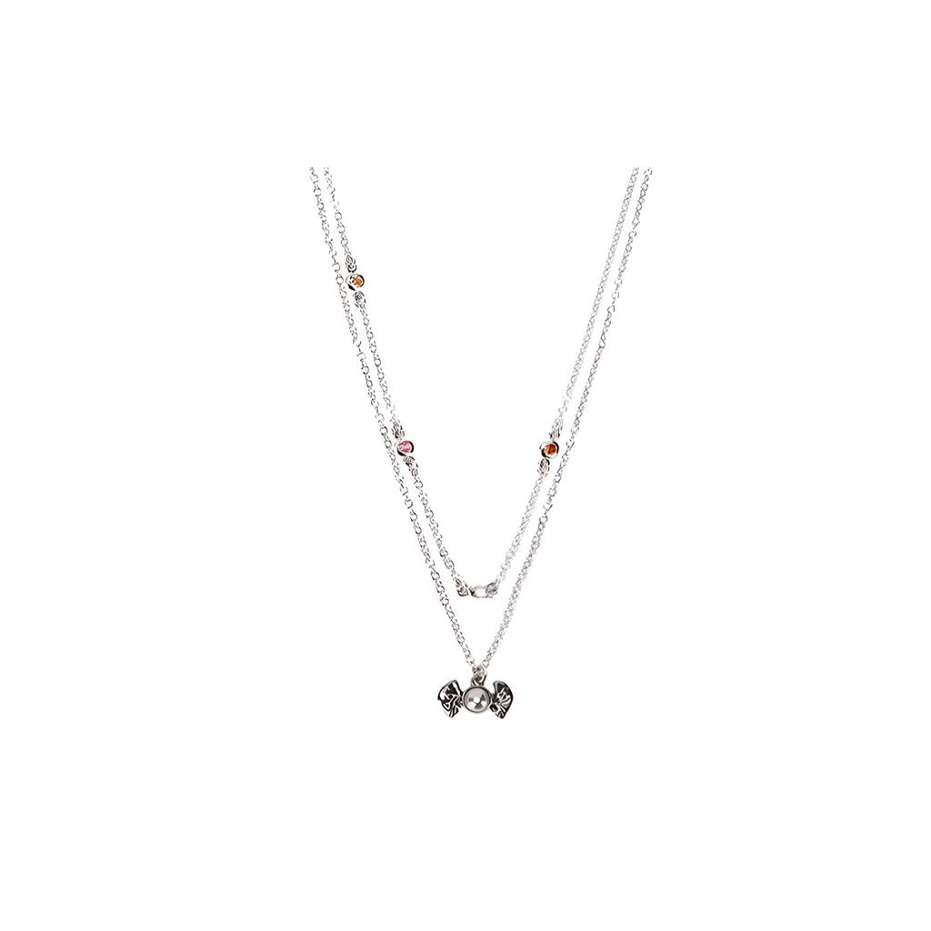 Coach Candy Pendant Copper Necklace Women Necklace Silver CO130-YI4