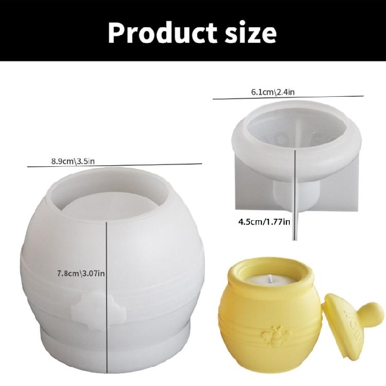 Creative Easy Release Silicone Mould Craft Mold Home Decors Mold Silicone Texture for Candle Holder and Artistic Storage