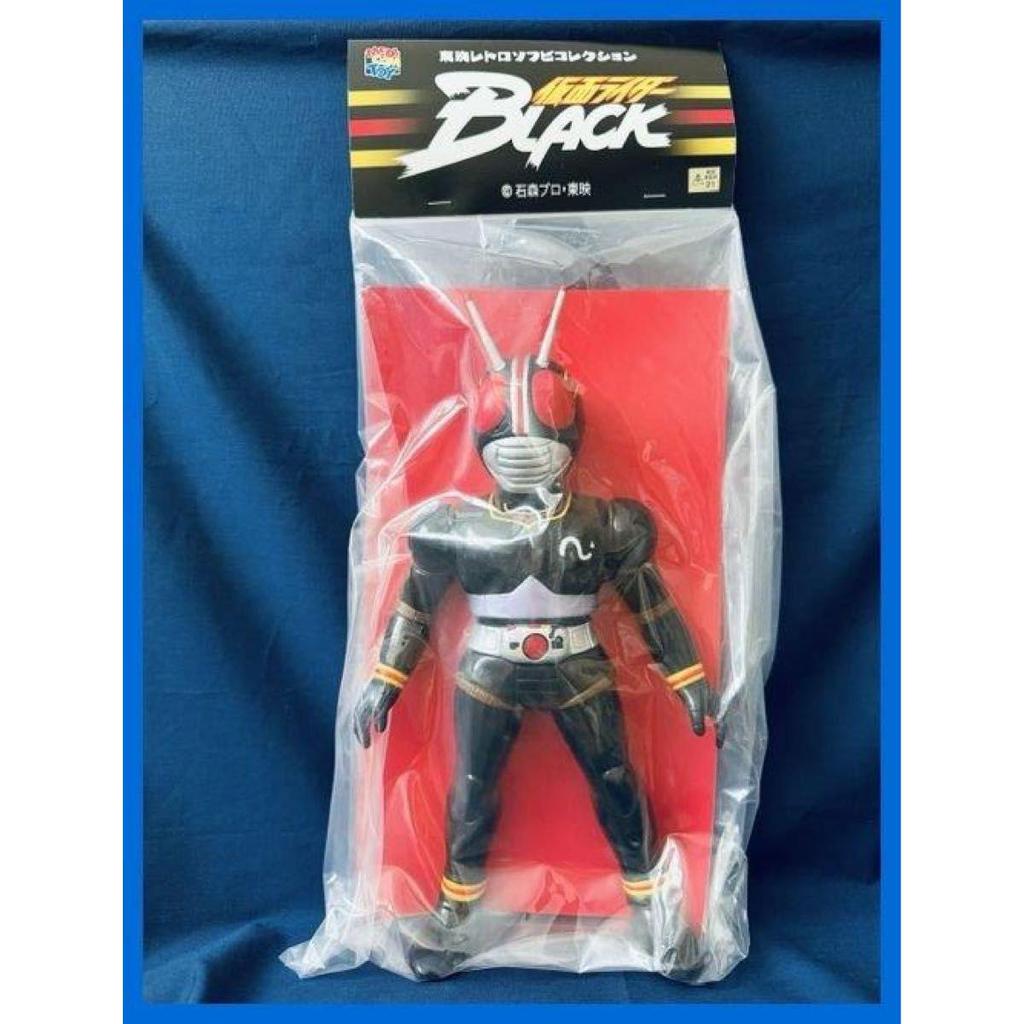 Used Medicom Toy Toei Retro Soft Vinyl Kamen Rider BLACK (new color) Unopened and new! 
