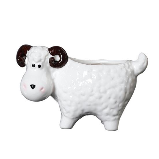 Cartoon Sheep Candle Holder Votive Tealight Candle Stand Living Room Bathroom Candlestick Decoration Table Centerpiece Ornament