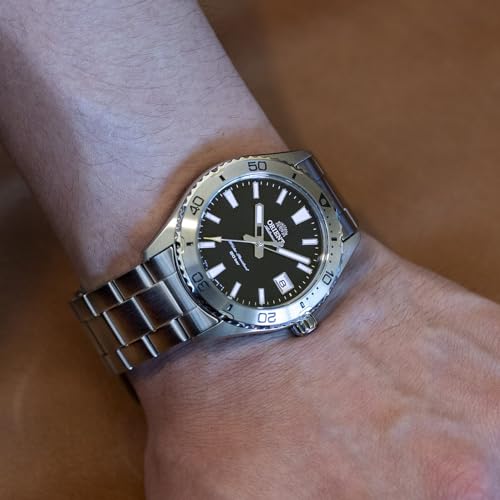 Orient Mako40 Mako40 Automatic Watch Mechanical Automatic Diver's Watch with Domestic Manufacturer's Warranty RN-AC0Q01B Men's Black