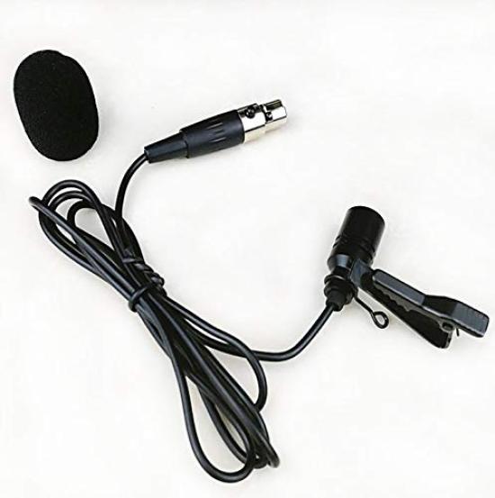 4-Pin Mini XLR Microphone Compatible with Shure BLX14, SLX14, QLXD14, and SVX14 Bodypack Transmitters