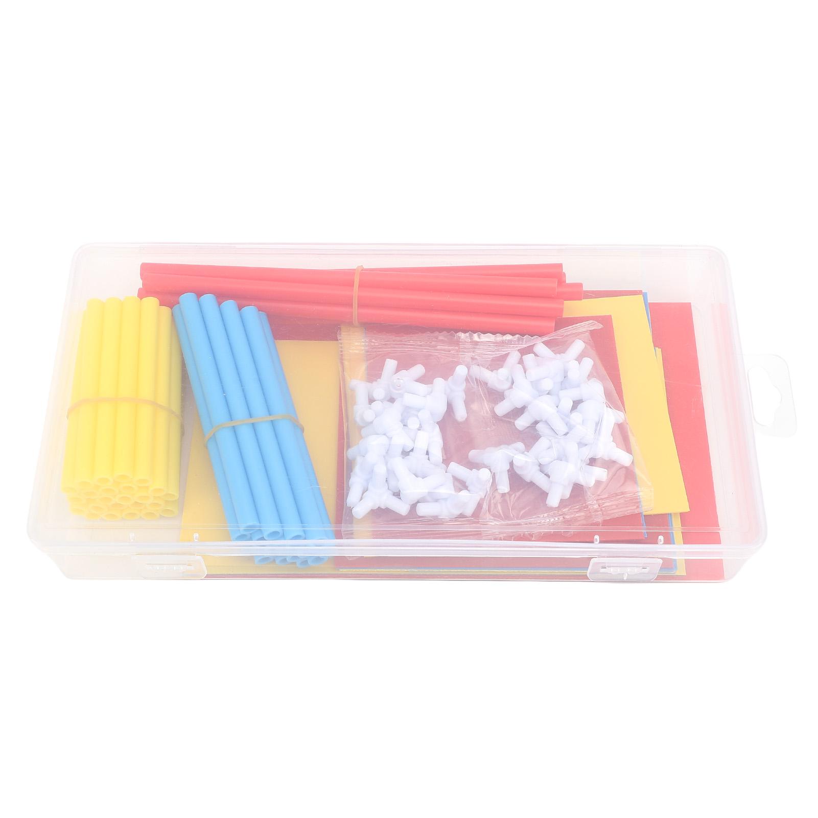 

Конструктор Палочки Пластик Много Ярких Цветов Интерактивная Обучающая Геометрическая Строительная Игрушка