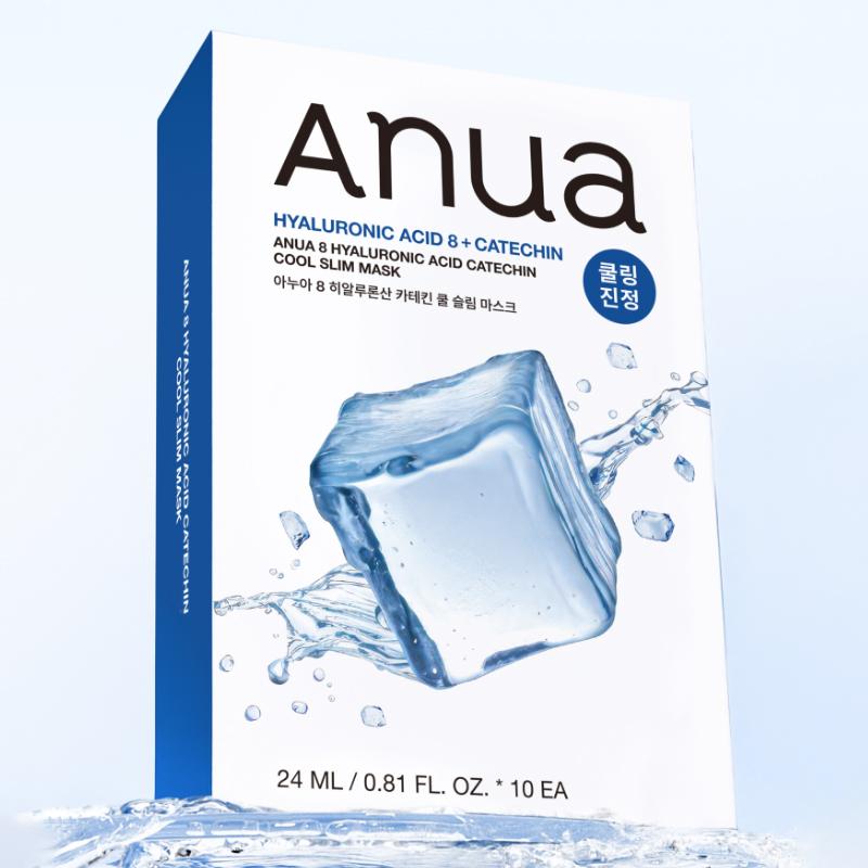 Anua 8 Kwas Hialuronowy Katechina Chłodząca Maska Wyszczuplająca 24ml