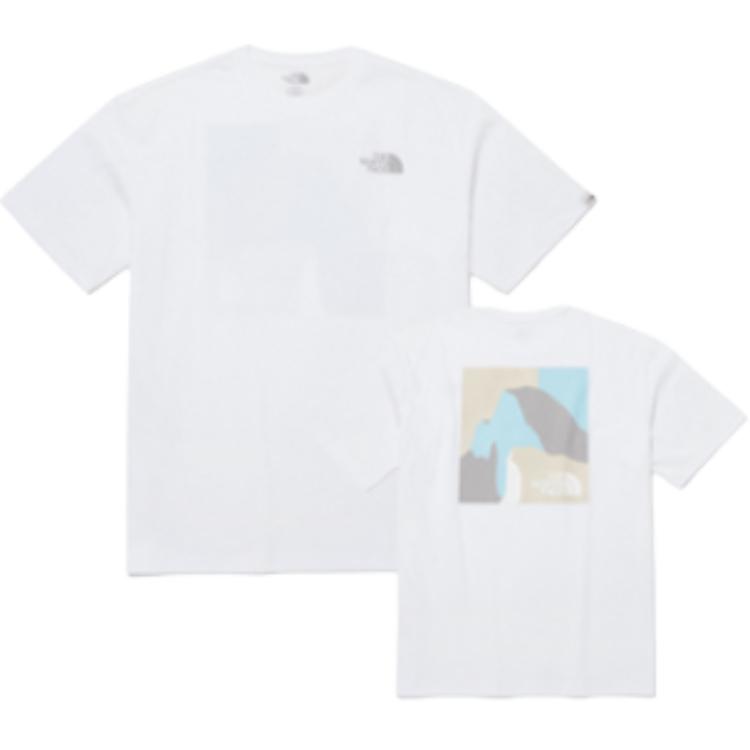 THE NORTH FACE T Shirts Unisex White Crew Neck Moderate Straight Fit NT7UP10K