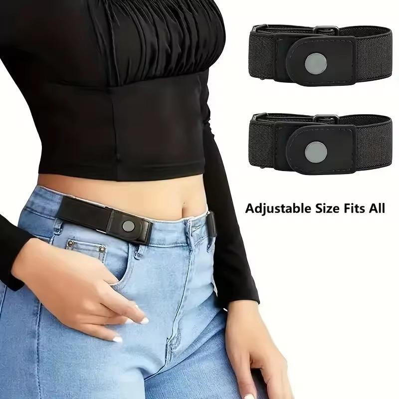 Buckle-Free Invisible Elastic Waist Belt Adjustable Stretch Comfort Belt For Men Women Jeans Pants Dresses