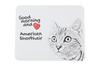 American Shorthair - mouse pad com estampa, tapete de gato personalizado, gadget exclusivo para um trabalhador de escritório da marca Art-Dog