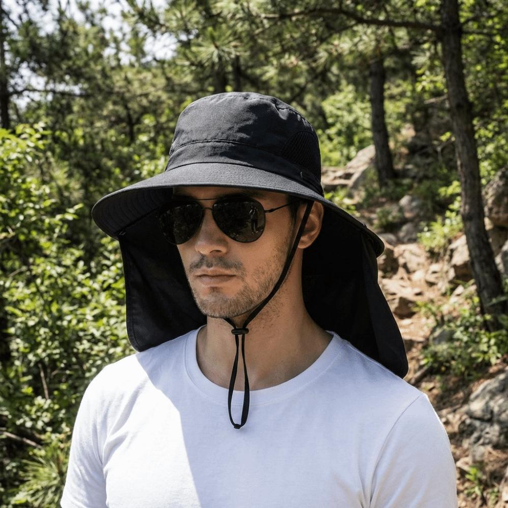 Big Brim Men Sun Hat Cloth Summer Bucket Hat Simple Women Visor Cap  Outdoor