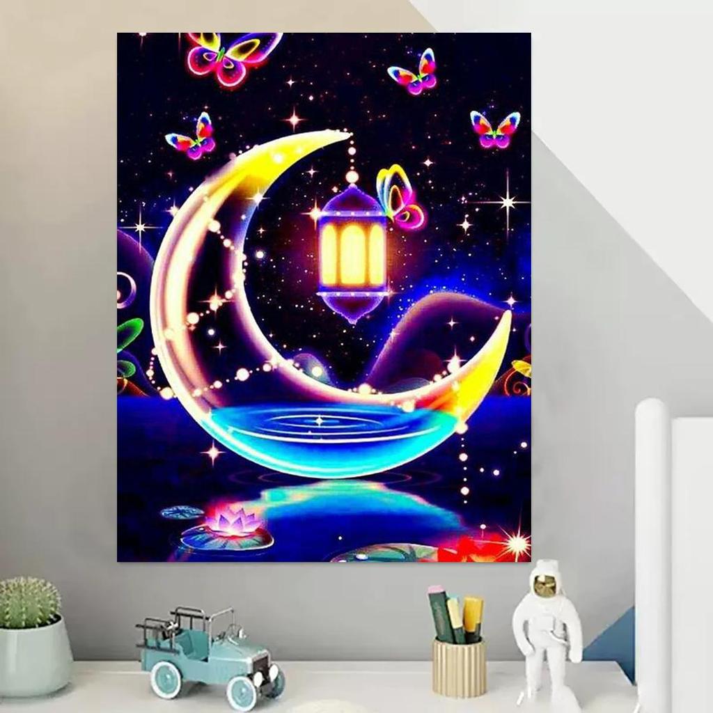 LAISLLA Peinture Nuero Adulte, Kit De Peinture à L'huile Sur Toile