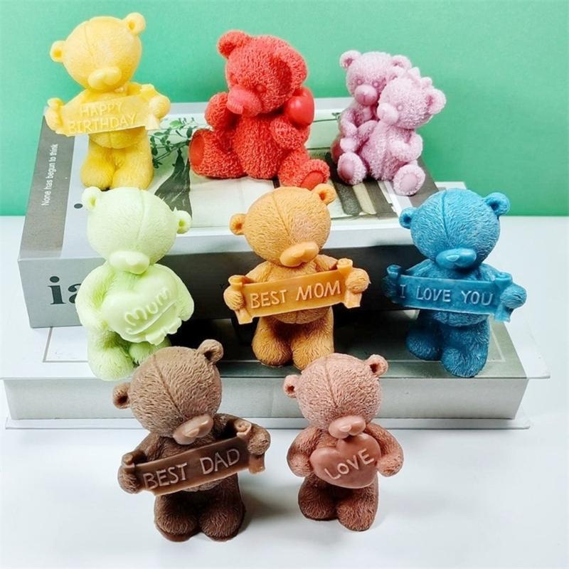 DIY Castings Moulds Cylinders Candle Mould Silicone Craft Pendants 3D Cylinders Candle Molds Candle Decorations Moulds