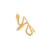Exaggerated Snake Shape 18K Gold Plated Open Ring - Women's Jewelry