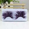 Natural & Dense Fake Lashes 1 Pair 3D Colorful Blue Color Artificial Feather Eyelash Extensions Eyelashes Extension Party Makeup for Halloween Cosplay
