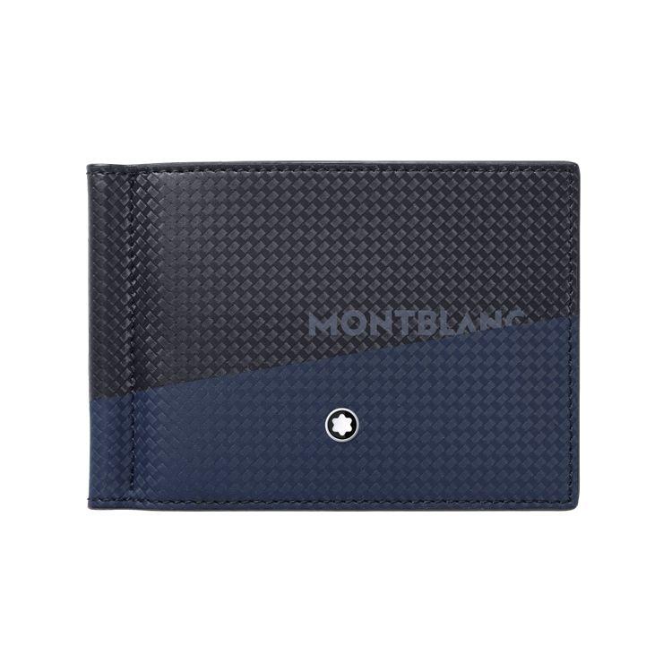 Montblanc Style 2.0 Series Leather Bifold Wallet Men wallet Black Dark-Blue 128614 Box(Basic Set+Box)