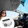 Solar Car Fan USB Rechargeable Exhaust Fan Air Circulation Power Ventilation Dissipation Head High Cooling Heat And Fan Win D1U3