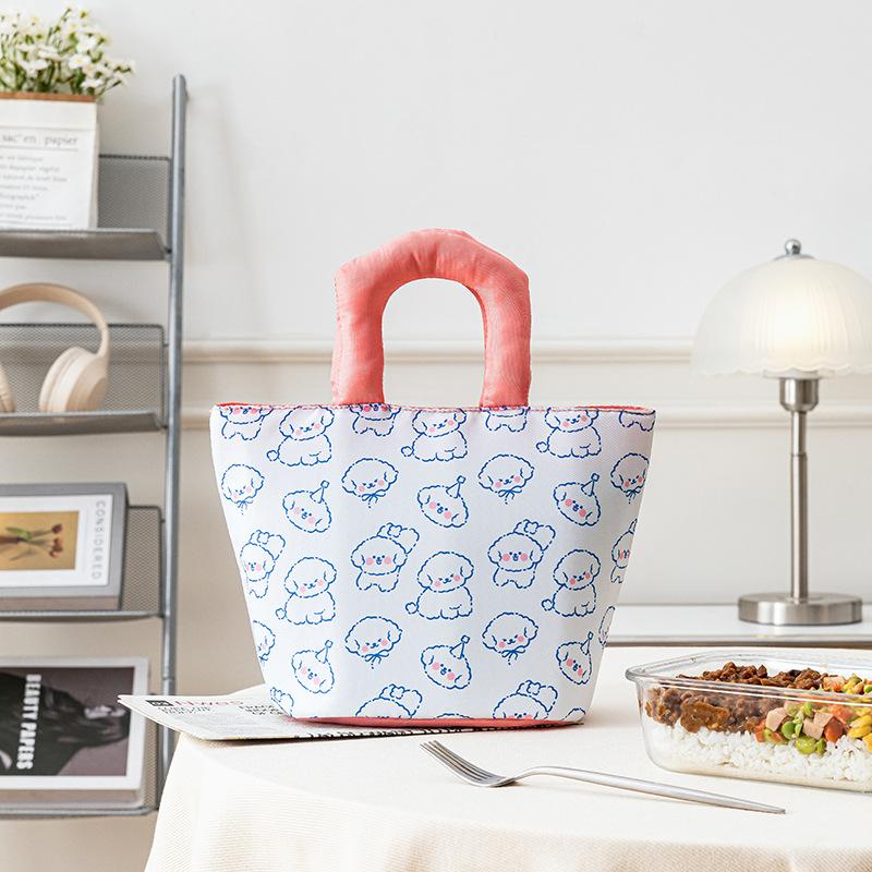 

мягкая и милая сумка для бэнто, термоизоляционная и сохраняющая свежесть сумка большой вместимости, портативная сумка для ланч-бокса, студенческая сумка для ланча, утолщенная сумка-холодильник.