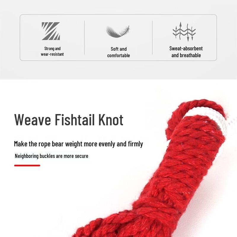 Baizi'en Outdoor Anti-rollover Canvas Hammock X48