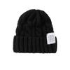 Simple autumn and winter hat big head circumference knitted wool hat loose ins face small twist thickened winter warm hat