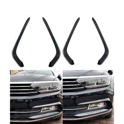 For VW Passat Variant B8 2Pcs Auto Front Bumper Fog Light Lamp Strip ABS Car Styling Decoration Trim  2017-2018