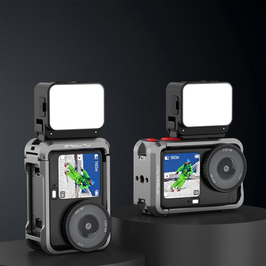 LED Action Camera Video Light Selfie Lighting for DJI Osmo Action 6/Nano Accessories