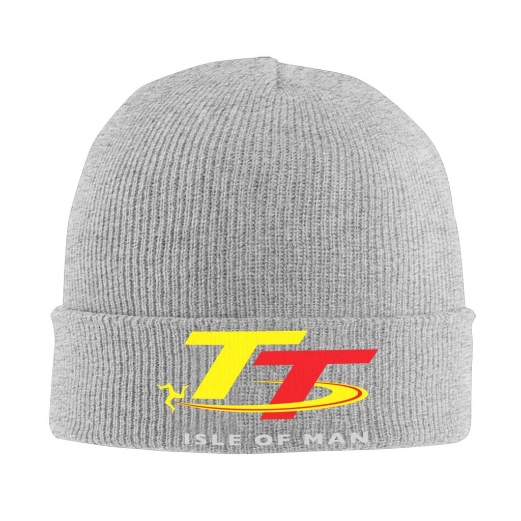 TT ISLE Unisex Stickad Mössa Beanie Vinter Höstmössa Varm Hip Hop Keps för Unisex Unisex Hippie Mössor Design Huvudduk