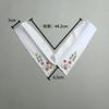 Outer Front Button-Up Shirt Collar Korean Version White Shirt Collar Versatile Hollow Lace Collar Fake Collar Niche Decorative Collar