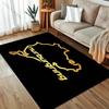 Multi Sizes Nurburgring F1 International Track Carpet for Living Room Home Decor Non-slip Floor Mat for Bedroom Large Area Rugs