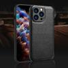 Coque de téléphone souple de luxe en cuir de couleur unie avec bumper pour iPhone 16 Pro Max 14 11 12 13 15 Pro Max Protection de l'objectif de l'appareil photo Couverture arrière