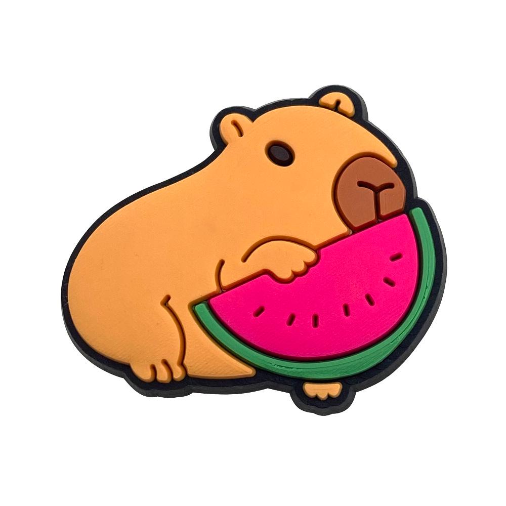 Capybara Hole PVC Soft Rubber Shoe Charms - Creative Shoe Decorations & Accessories