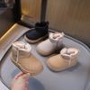 Children's Cotton Boots 2025 Winter New Boys' Fashion Boots Fleece Thickened Girls' Fashion Short Boots Warm Snow Boots