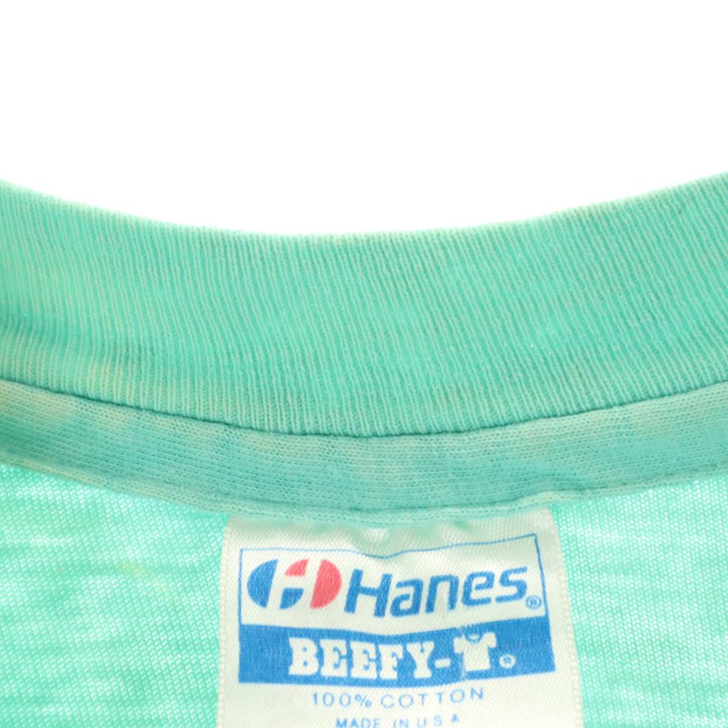 Hanes 80s Made in USA Vintage snake Short sleeve T-shirt Men's Used