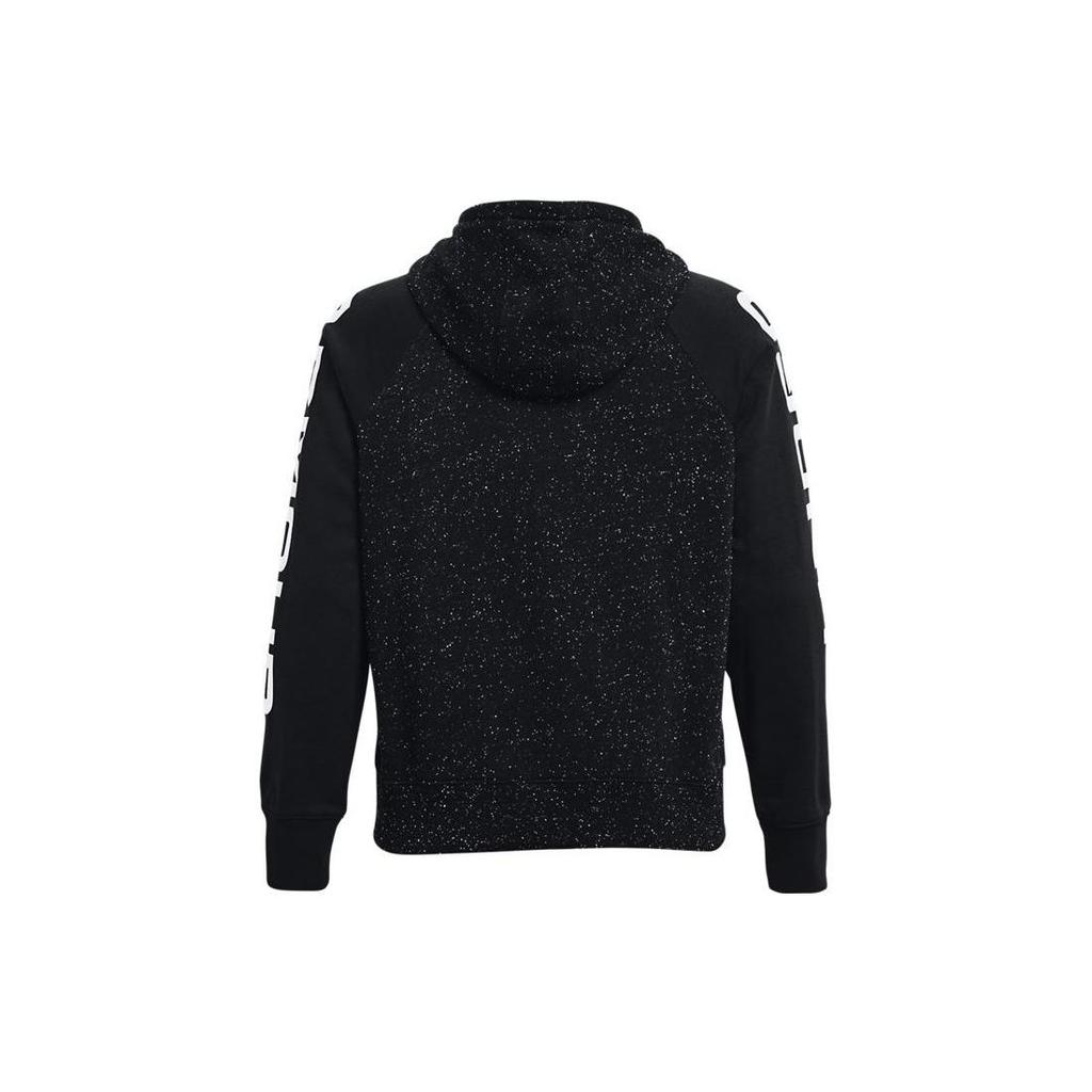 Under Armour Logo Loose Fleece Hoodie Women Hoodies Black 1365861-001